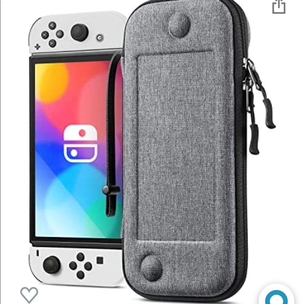 Carrying Case for Nintendo
Switch grey